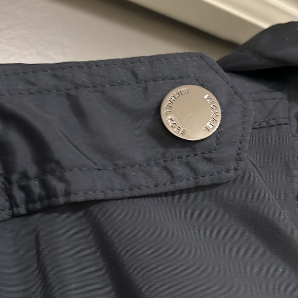 Micheal Kors navy blue long rain coat S - Picture 5 of 9